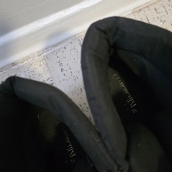 $475 Gia Borghini Women's Black Luna Quilted Puffy Ankle Boot - Picture 9 of 9